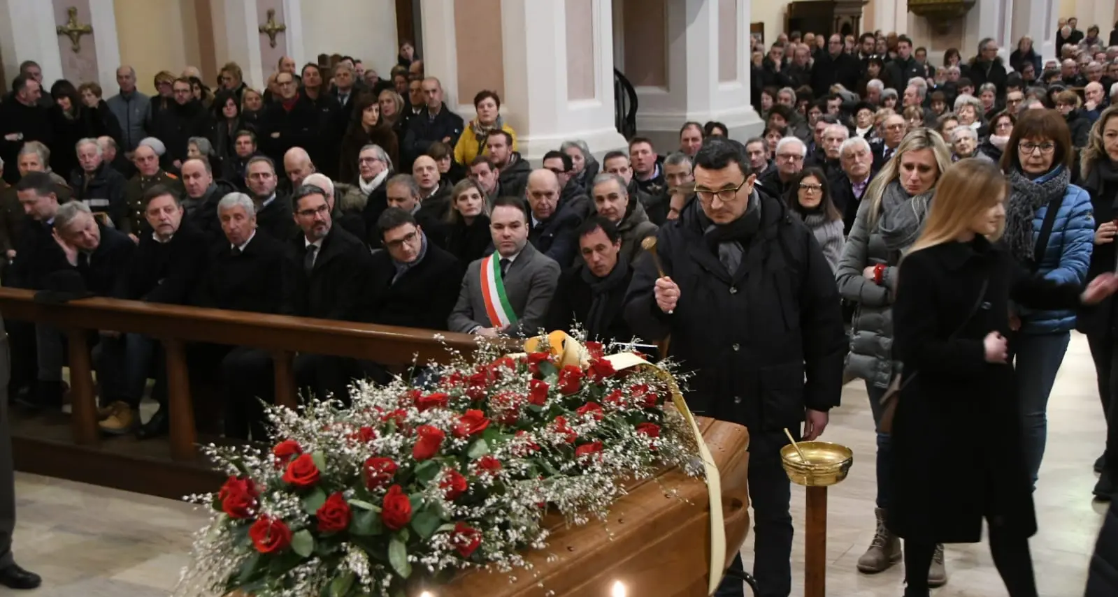 A Mezzolombardo l'addio a Rodolfo Borga