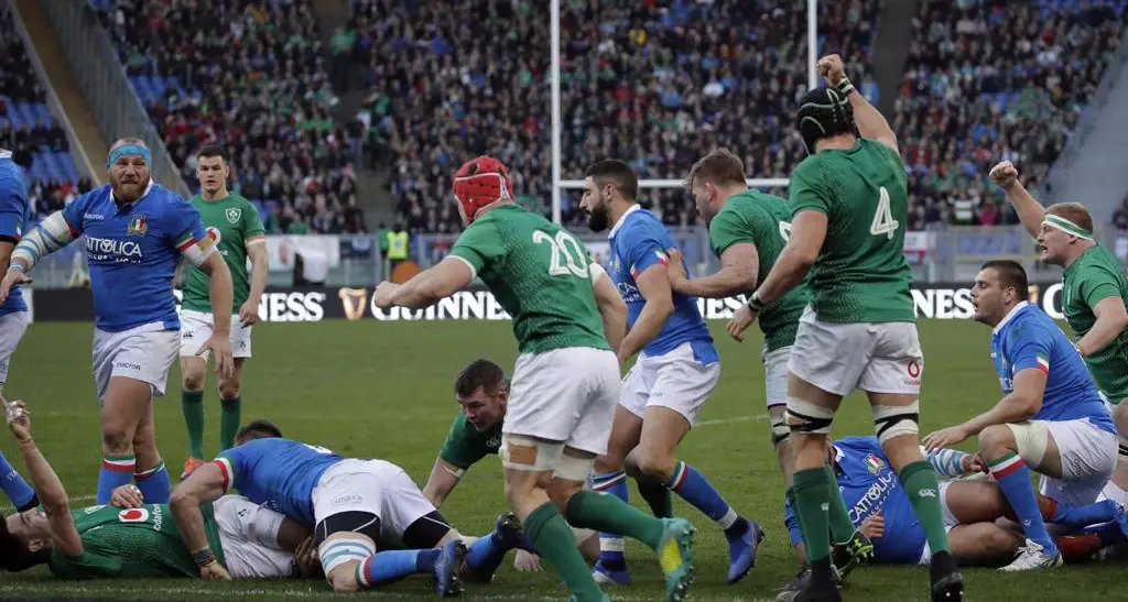 Rugby, vince l'Irlanda: ventesima sconfitta dell'Italia