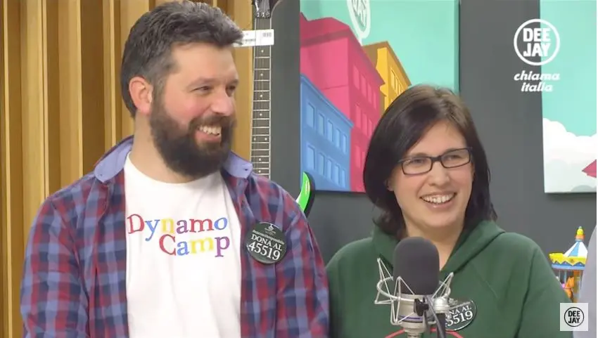 Stefano Mattivi e moglie Lara Dynamo Camp per 7