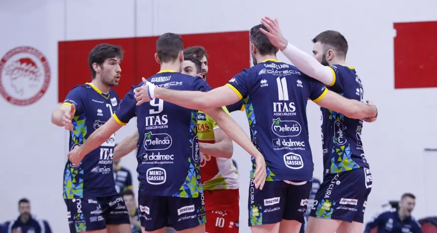 Trentino Itas, finale in vista Secco 3-0 con l'Olympiacos