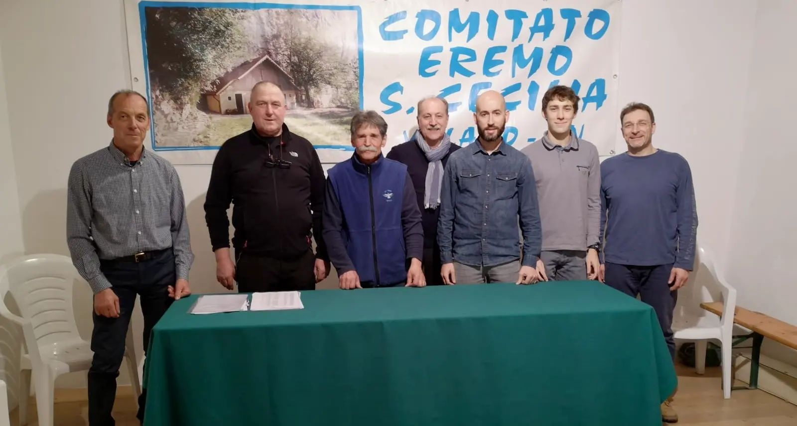 Volano: riapre dopo dieci anni il sentiero per l'eremo di Santa Cecilia