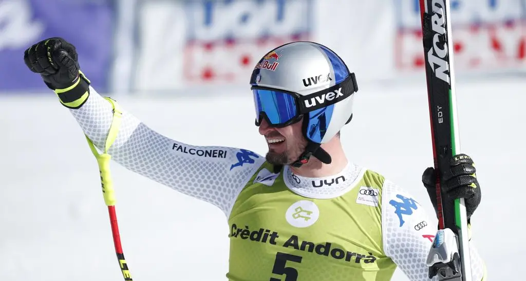 Dominik Paris vince in Andorra sesto successo della stagione ma la Coppa va a Feuz