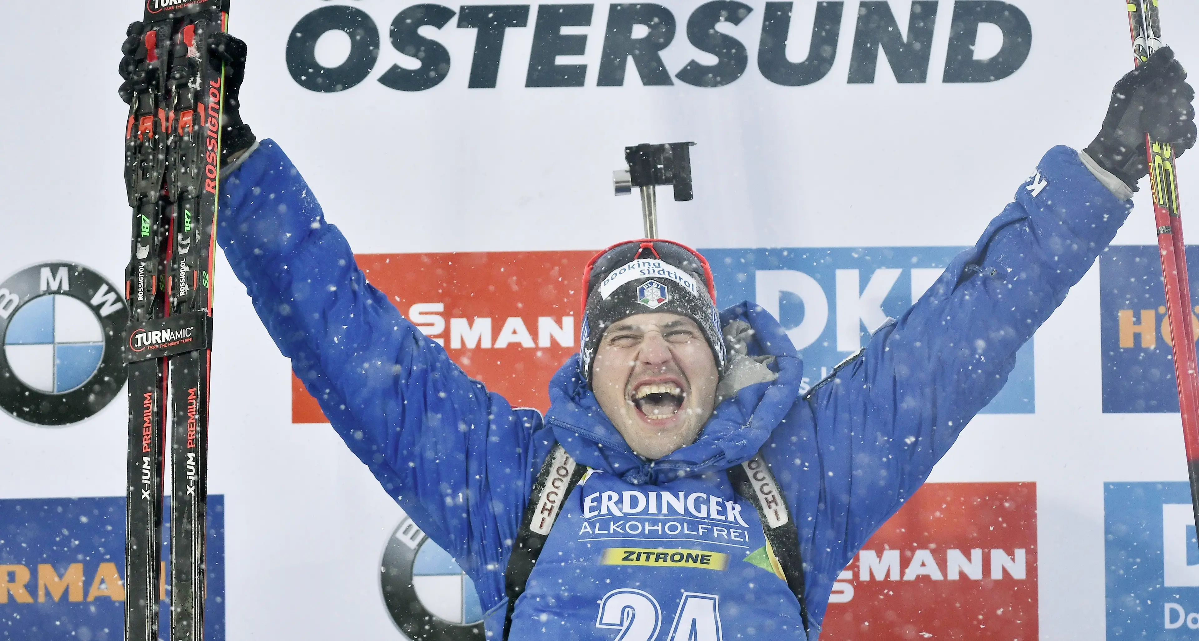 Dopo la Wierer, altro oro nella «mass start» di biathlon con l'impresa di Windisch