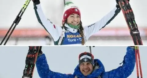 Il biathlon mondiale è azzurro: premiata ditta Wierer - Windisch due ori in due ore in Svezia