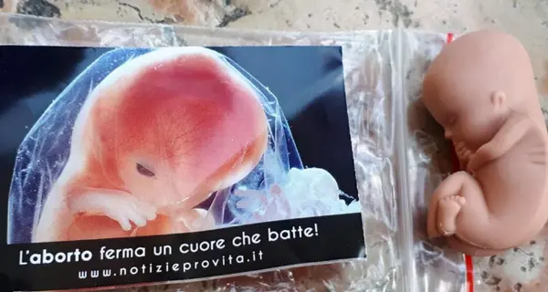 Dal feto portachiavi alle T-shirt I gadget del congresso di Verona