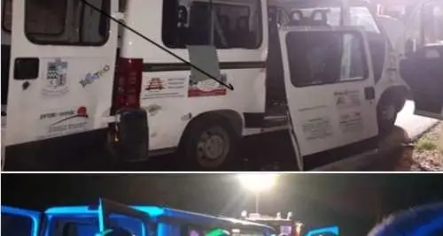 Il pullmino della Altipiani di calcio a 5 si scontra con un'auto: due feriti lievi