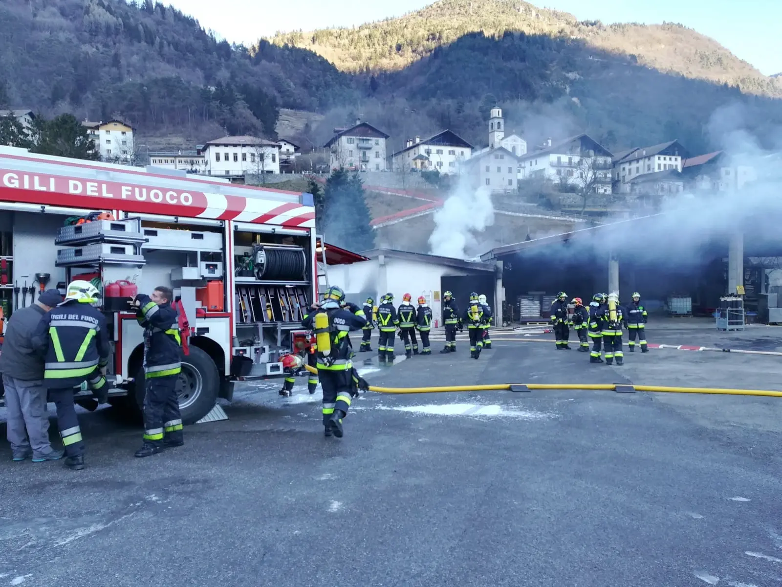 Incendio preore