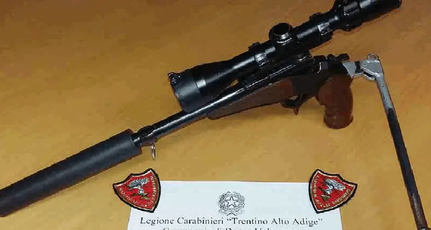 Arma modificata, colpo in canna Fermati nei boschi di Vetriolo