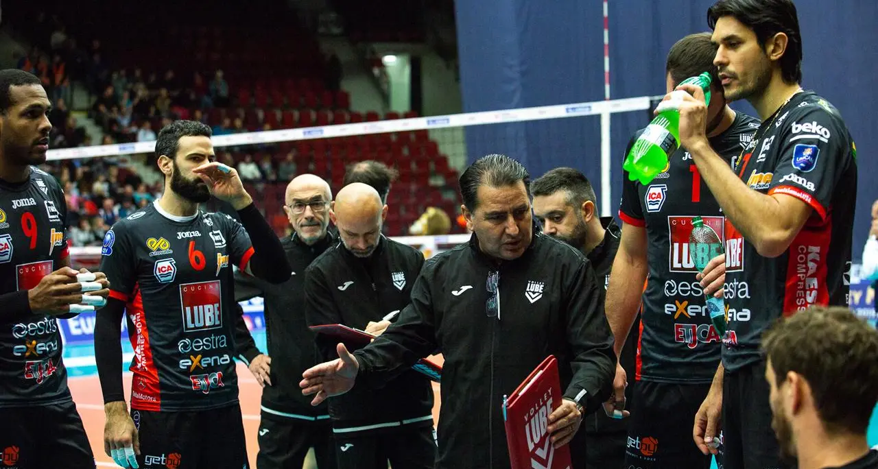 Volley, Lube ok con De Giorgi Vittoria in Champions League