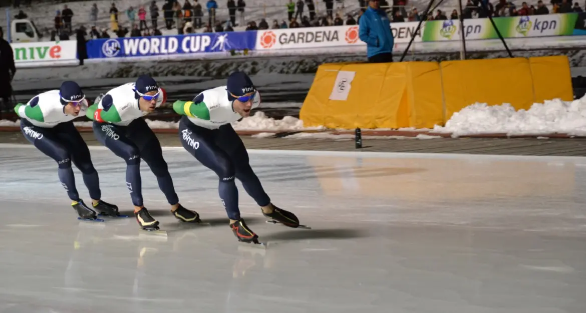 Pattinaggio velocità, in Coppa del Mondo buon quinto posto delle staffette azzurre