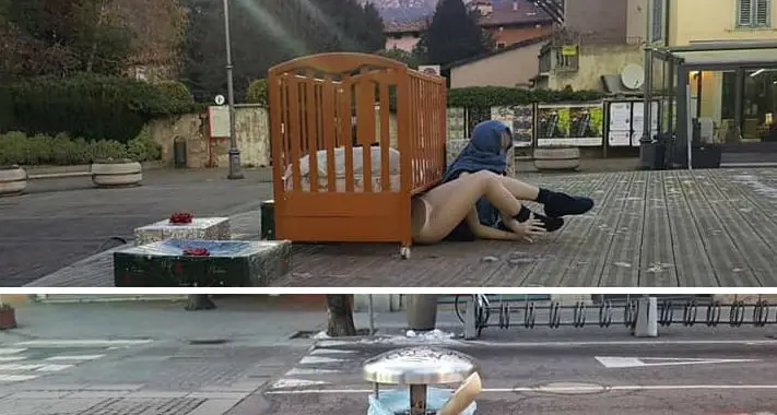 Vandali in azione nella notte contro il presepe di Carollo