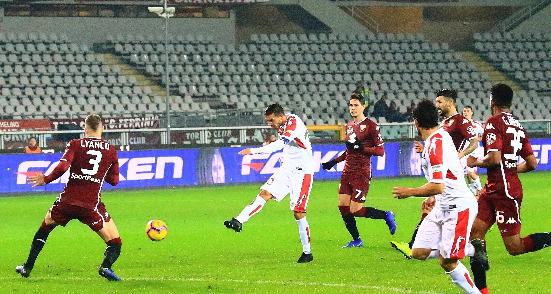 Il Südtirol si arrende a testa alta in coppa Italia ad un Torino che segna con Soriano e Edera