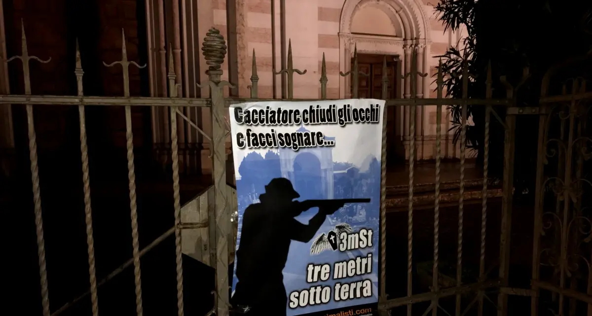 Animalisti contro la Messa dei cacciatori