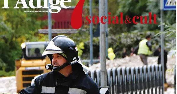 Domani in regalo con l'Adige lo speciale sui volontari in campo contro il maltempo