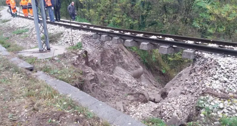 Maltempo: riapre tutta la linea Trento-Malé