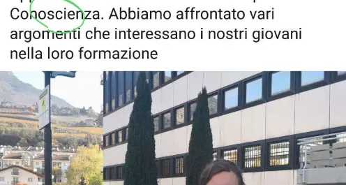 L'assessore all'istruzione e cultura Bisesti parte con la gaffe