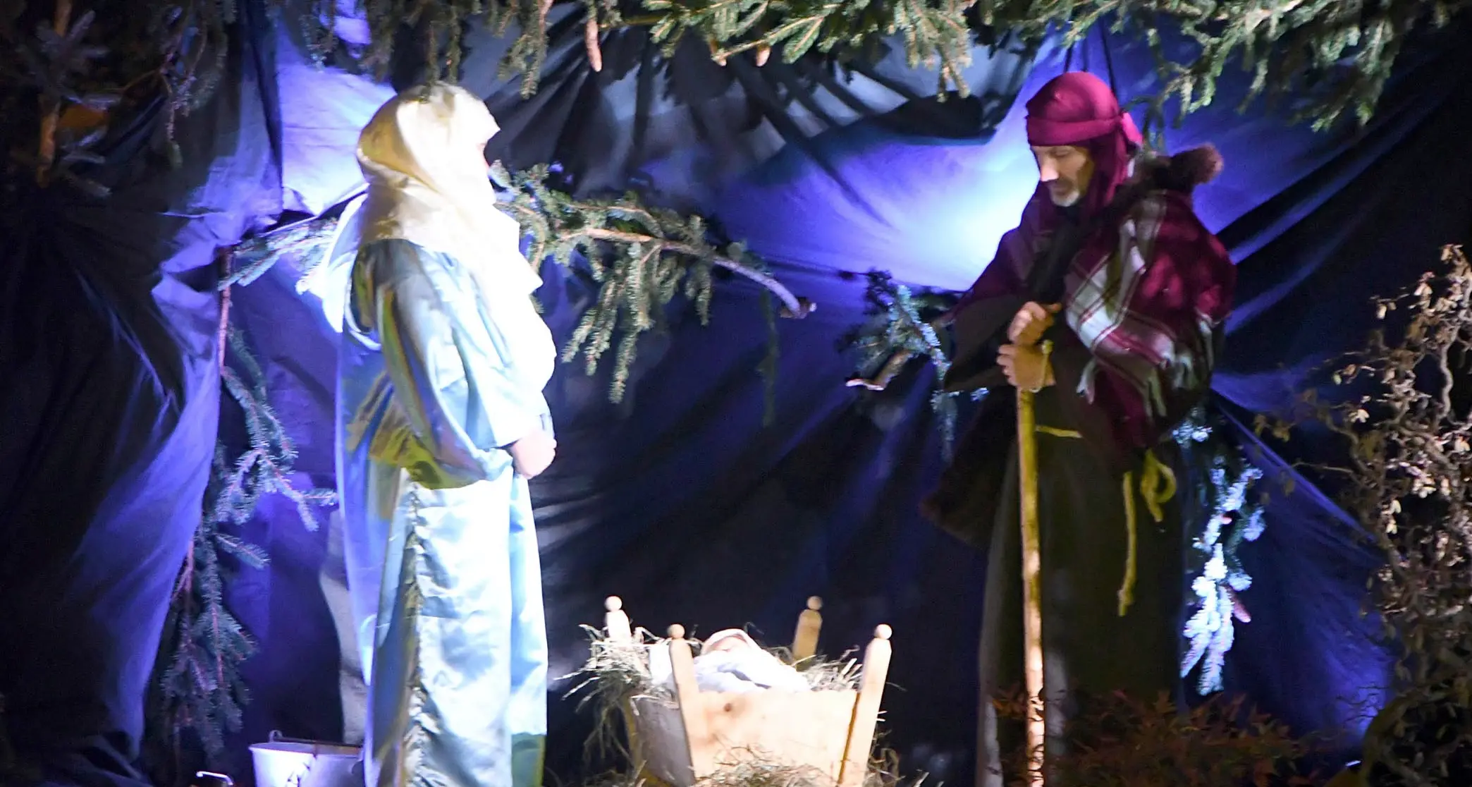 Che bello il presepio vivente di Pila
