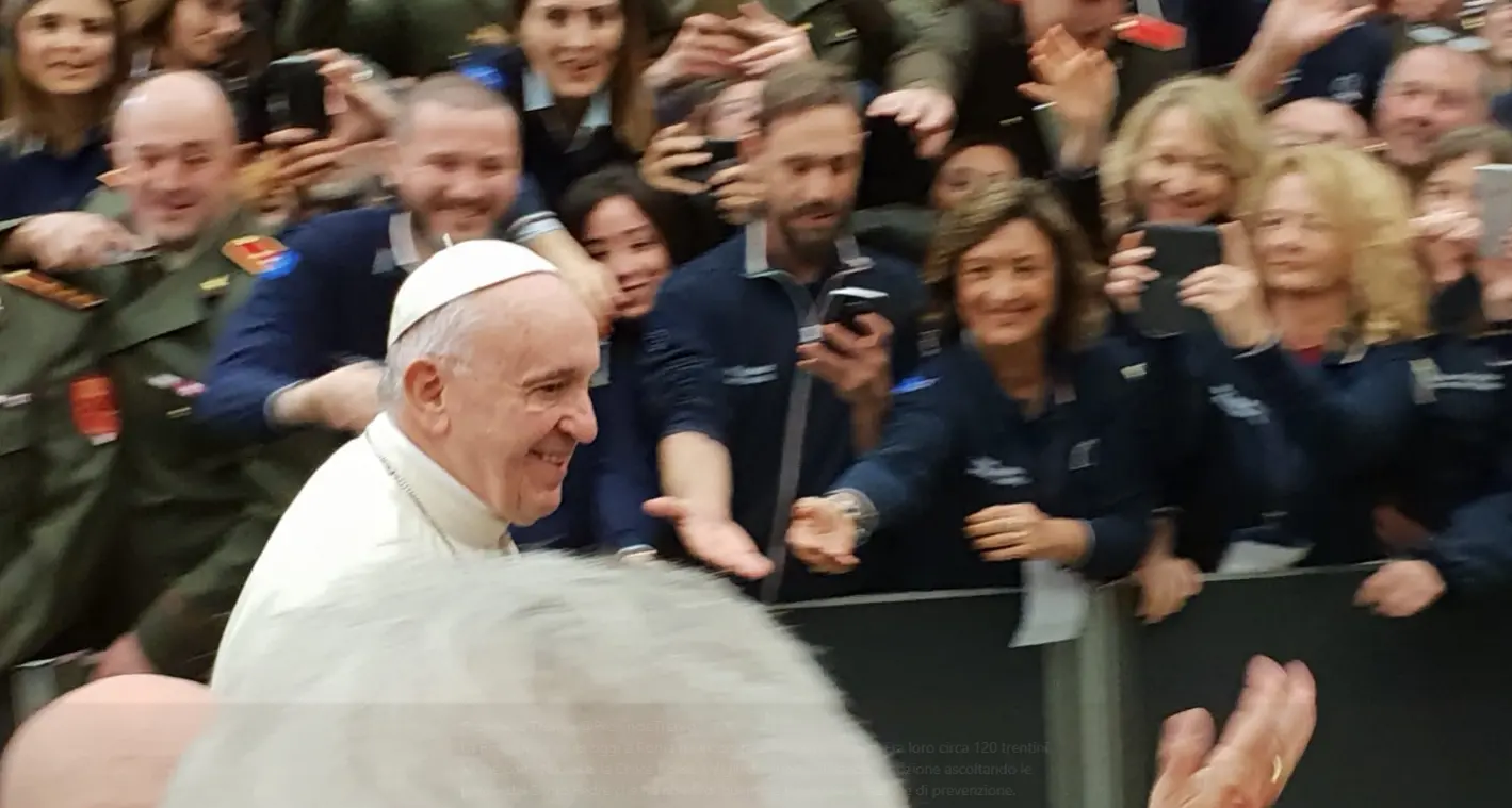 La Protezione Civile in udienza dal Papa