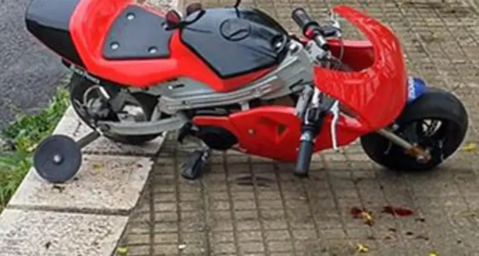 Incidente con la minimoto Muore un bambino di 9 anni