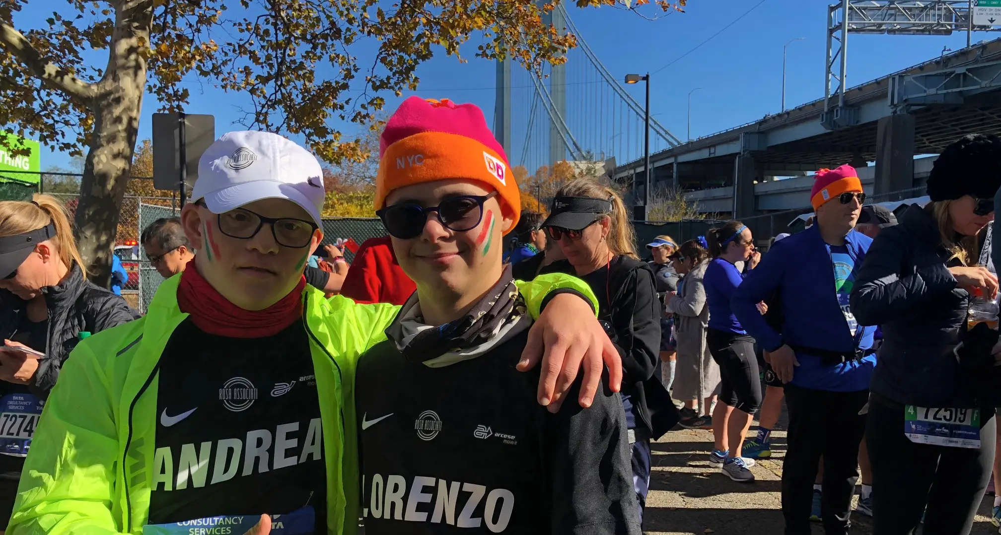 Lorenzo e Andrea a New York, fino in fondo alla maratona