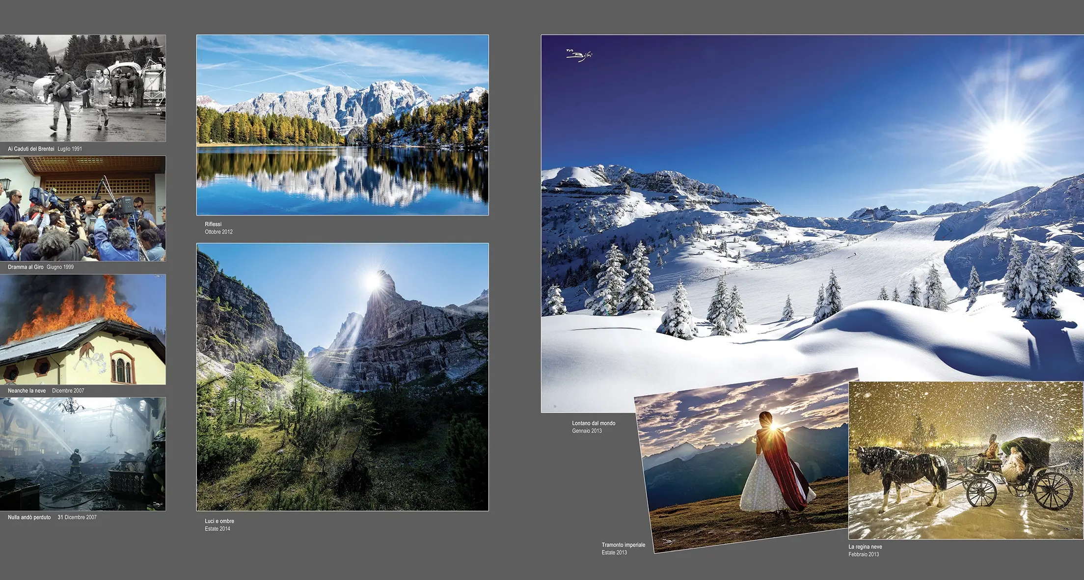 Al Centro Studi Judicaria di Tione la Campiglio alpina nelle foto di \"Bisti\"