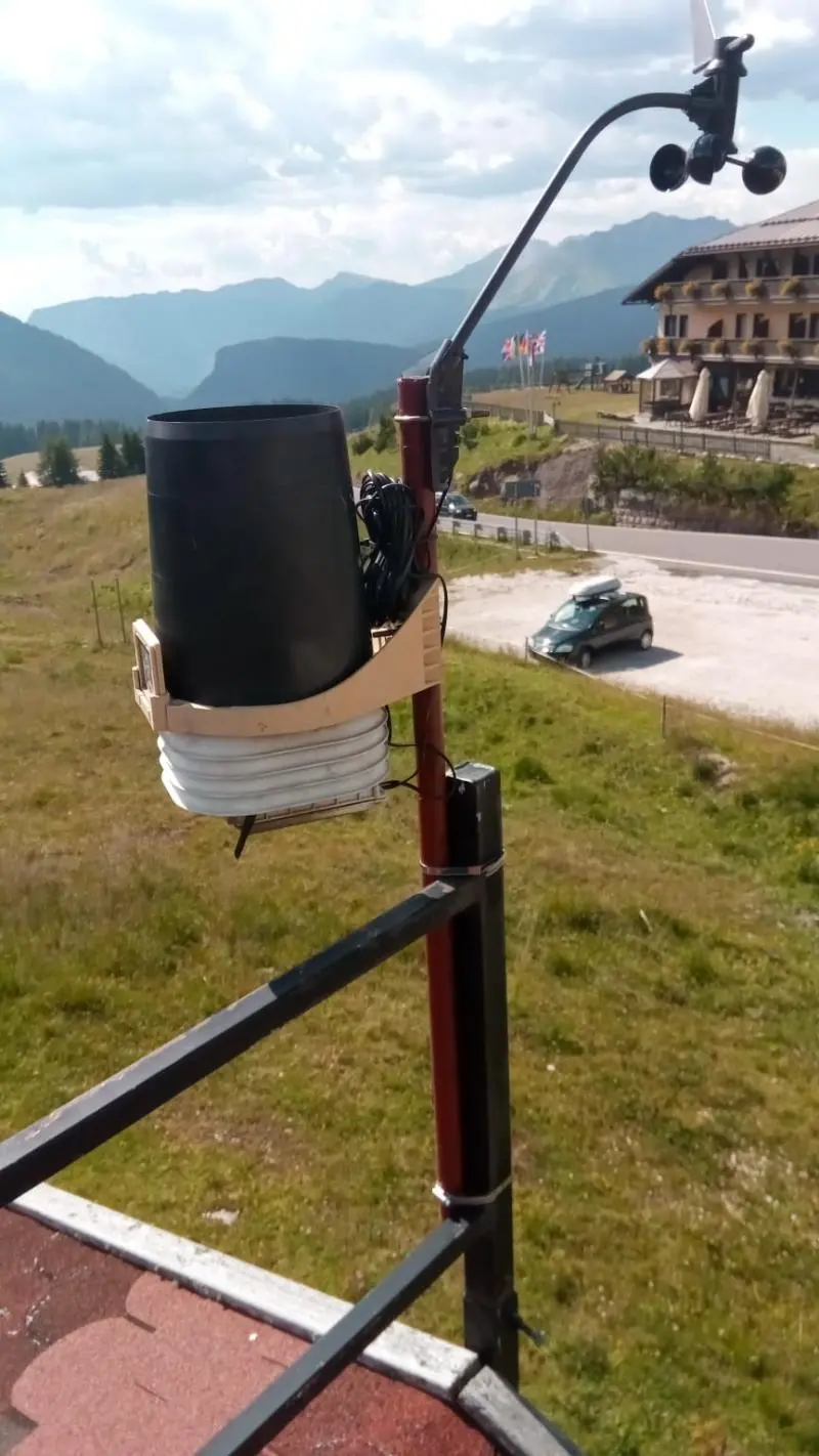 Passo Rolle: raffiche di vento ai 200 all'ora