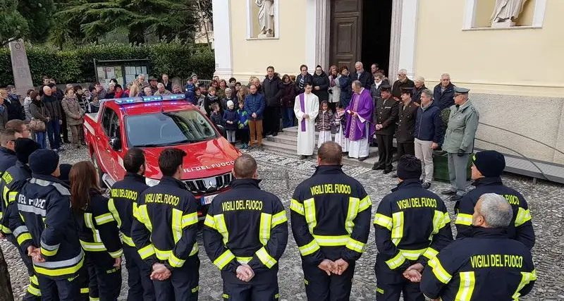 Ai vigili del fuoco di Sarche pick-up da 50 mila euro