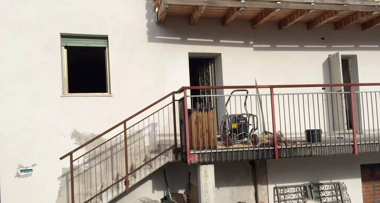 Selva di Levico, paura per un incendio in casa