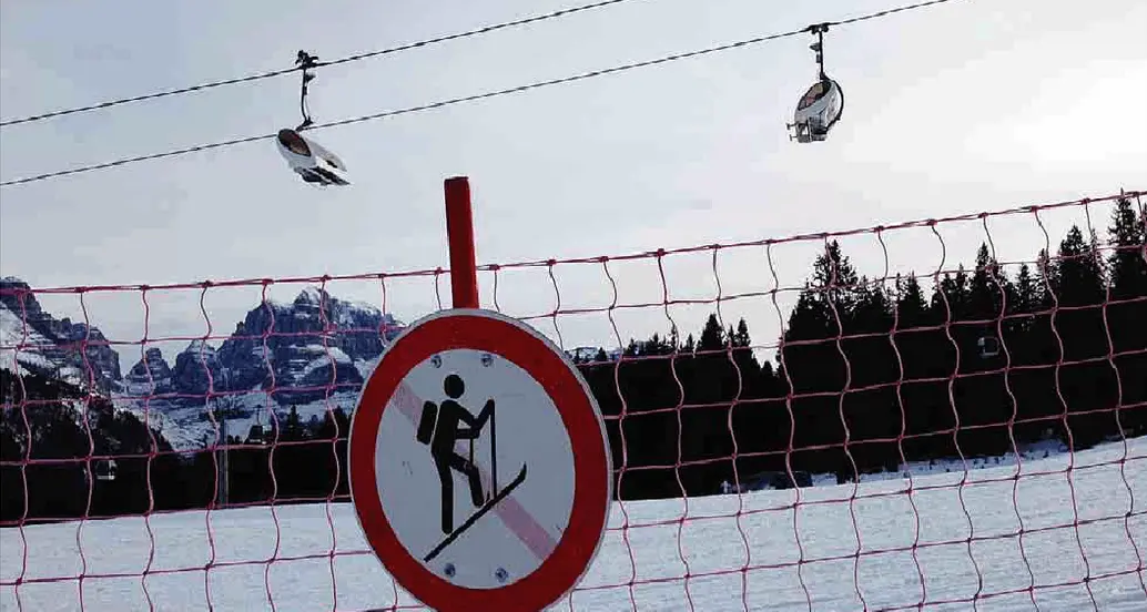 Scialpinisti in pista, convivenza pericolosa