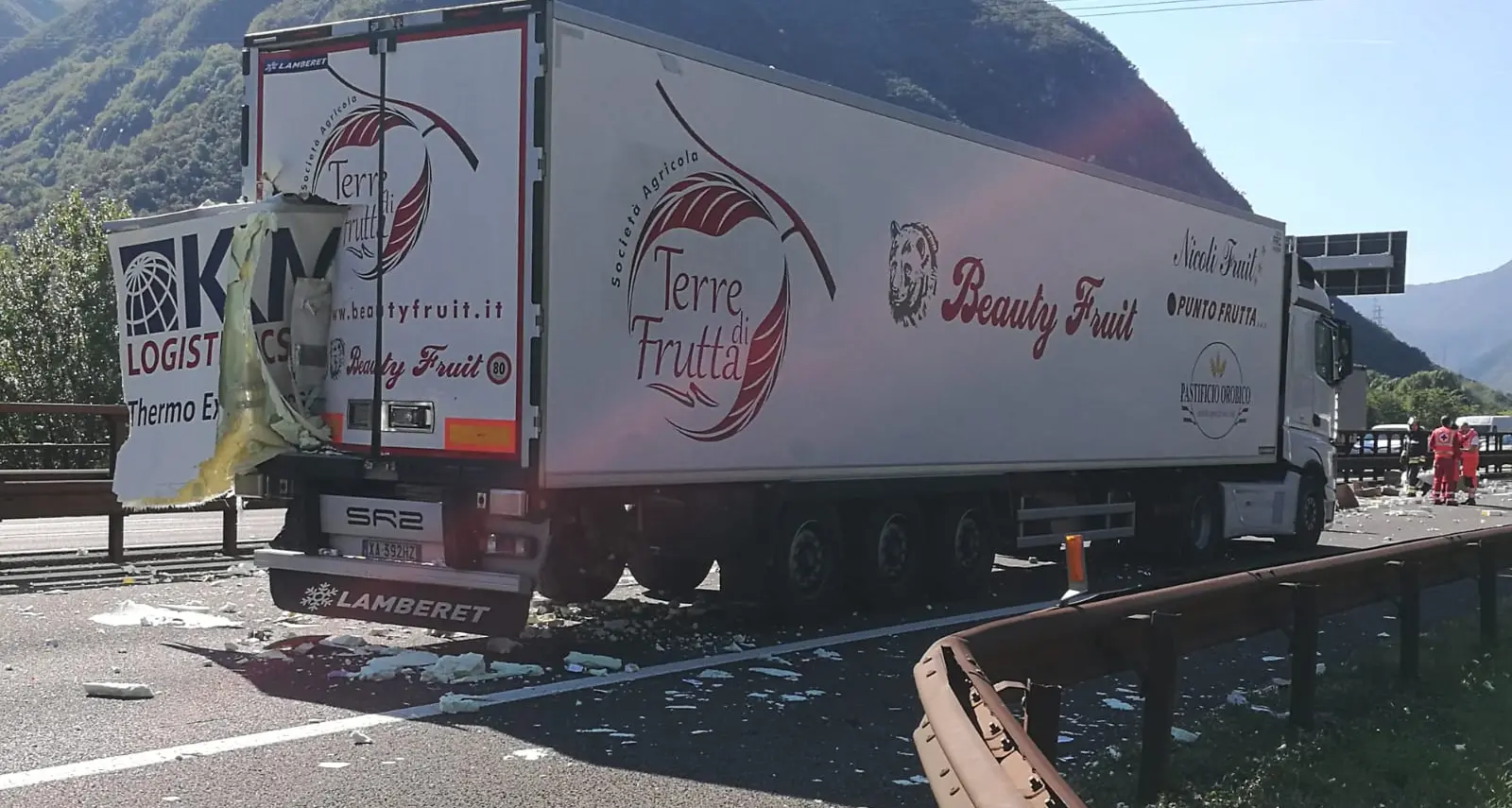 A22, incidente tra camion in corsia sud L'autostrada chiude lo svincolo di Ala-Avio