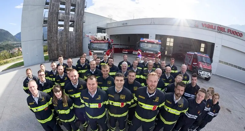Vigili del Fuoco di Borgo Valsugana Ogni giorno un'ora di servizio