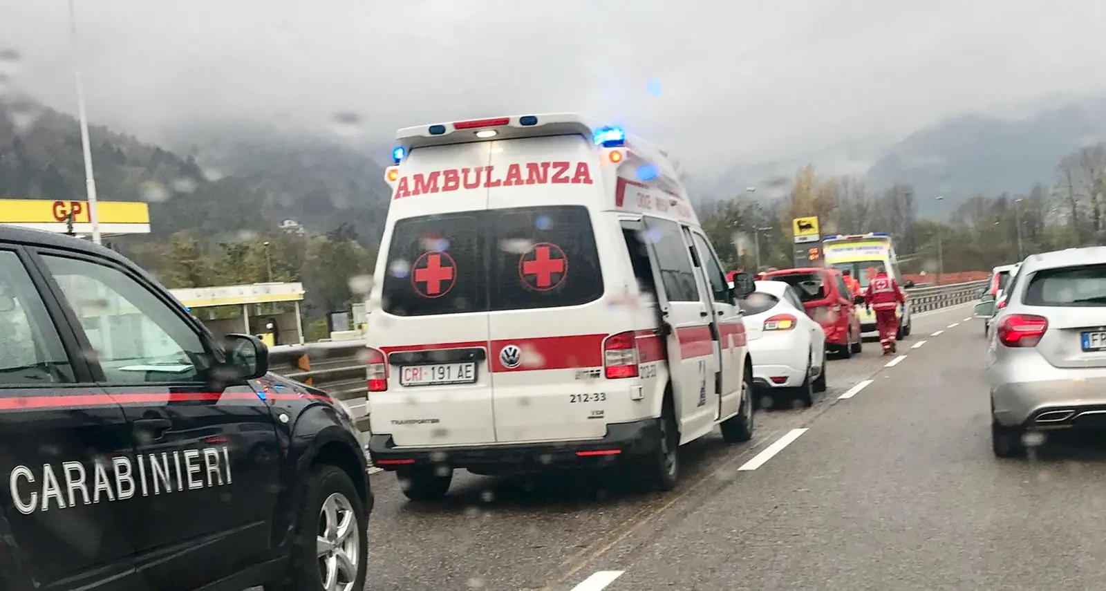 Due tamponamenti sulla ss47 Code in direzione Trento