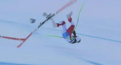 Dopo il volo sulla Saslong Gisin è stabile Esclusioni lesioni gravi per lo sciatore