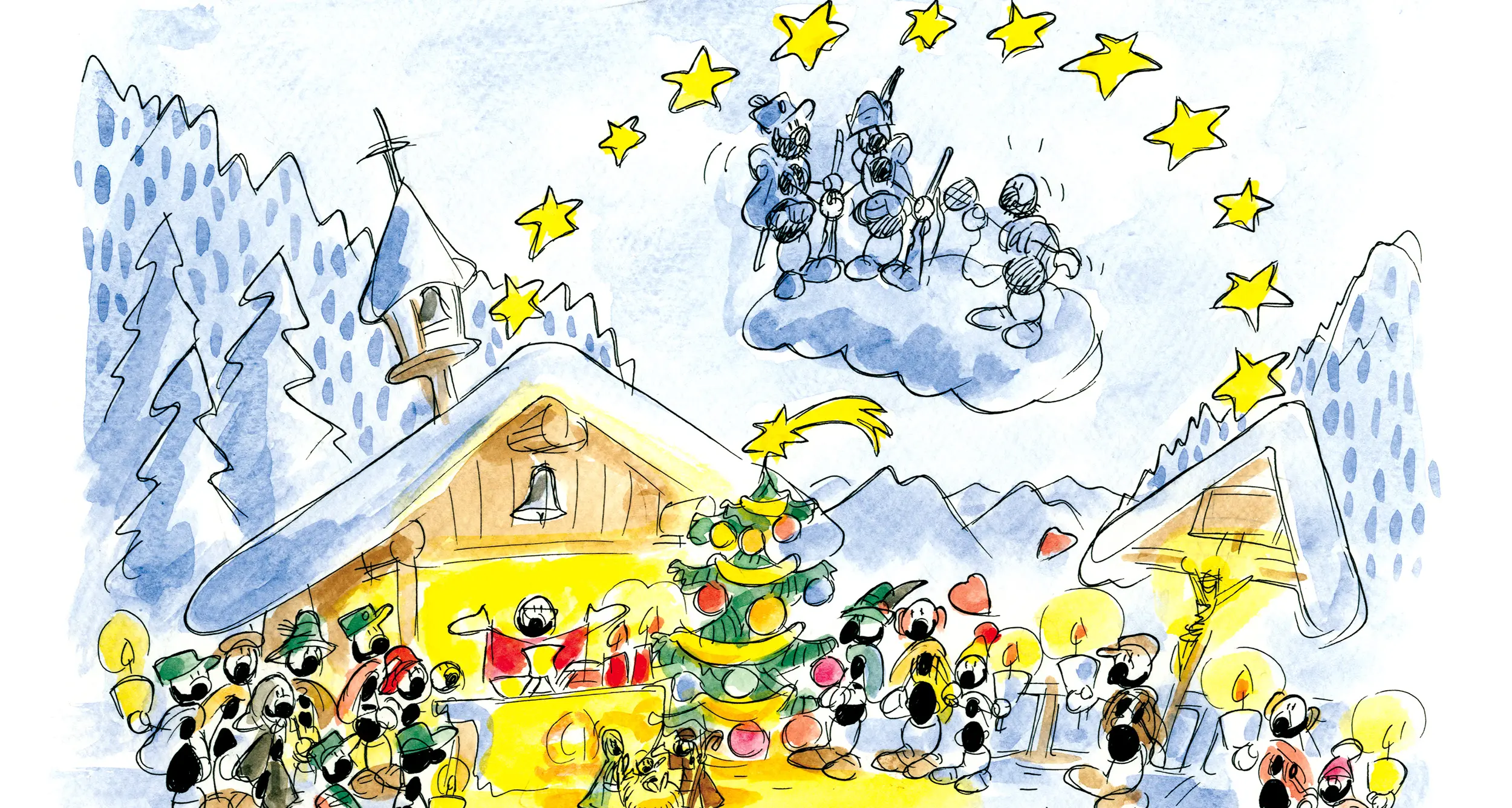In val dei Mocheni una notte di Natale per l'Europa e la pace