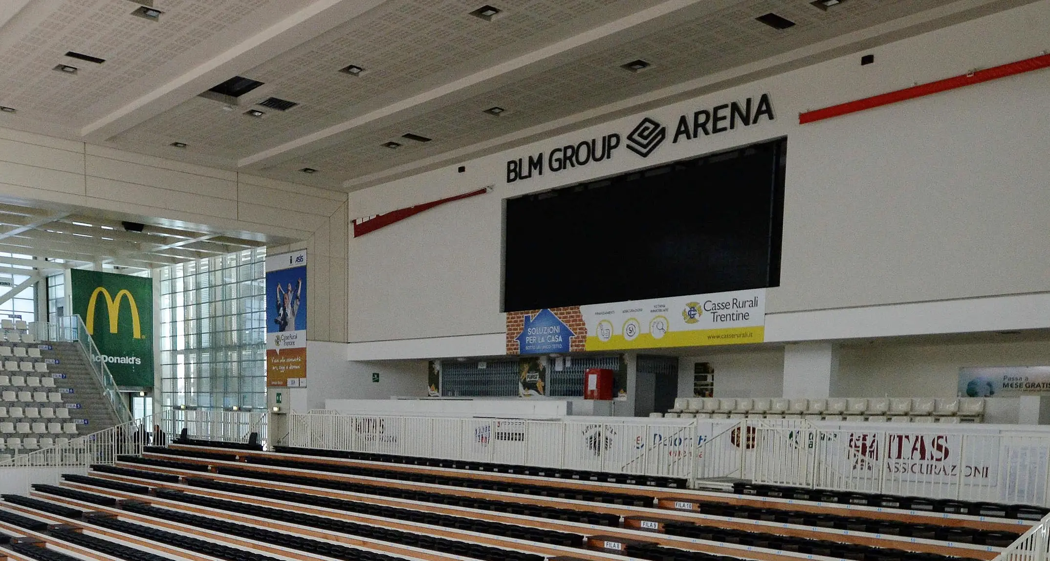 Blm Group Arena si rinnova 120 posti di qualità in più
