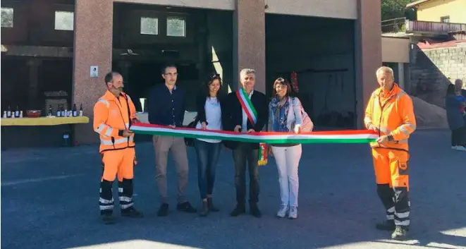 Comano Terme, inaugurato il nuovo cantiere comunale