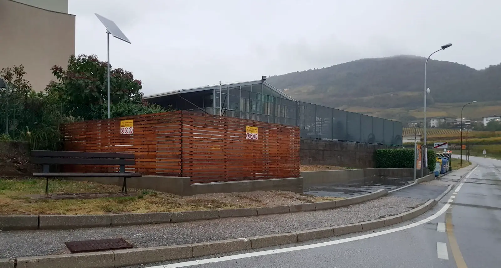 La cabina del gas di Pressano dalla Provincia al Comune