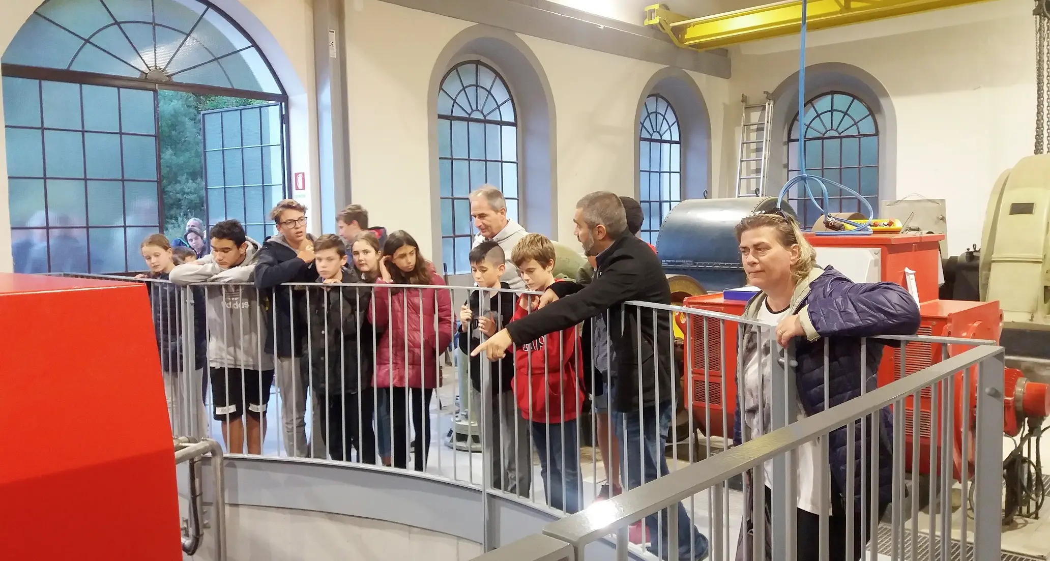 Consiglio Comunale dei Ragazzi in visita alla centrale idroelettrica di Santa Emerenziana