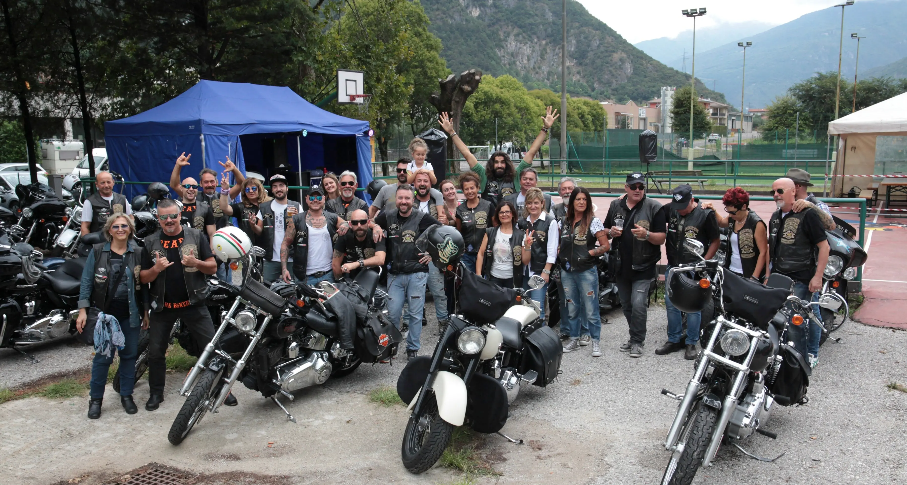 Vallagarina invasa dalle Harley Davidson