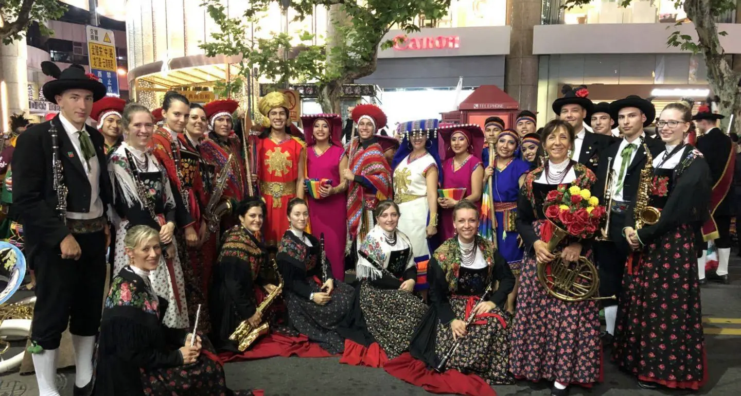 La Banda Folk del Tesino dalla Cina in mondovisione