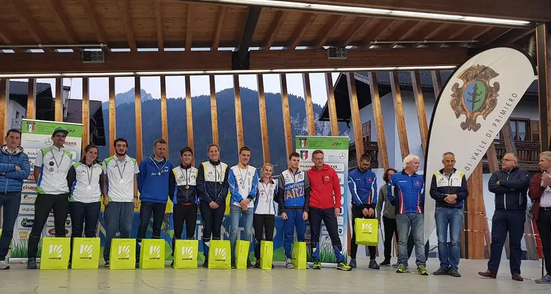Corsa Orientamento, l'Us Primiero Campione d'Italia Relay