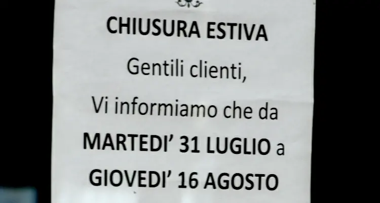 Bar del casinò di Arco chiuso per ferie