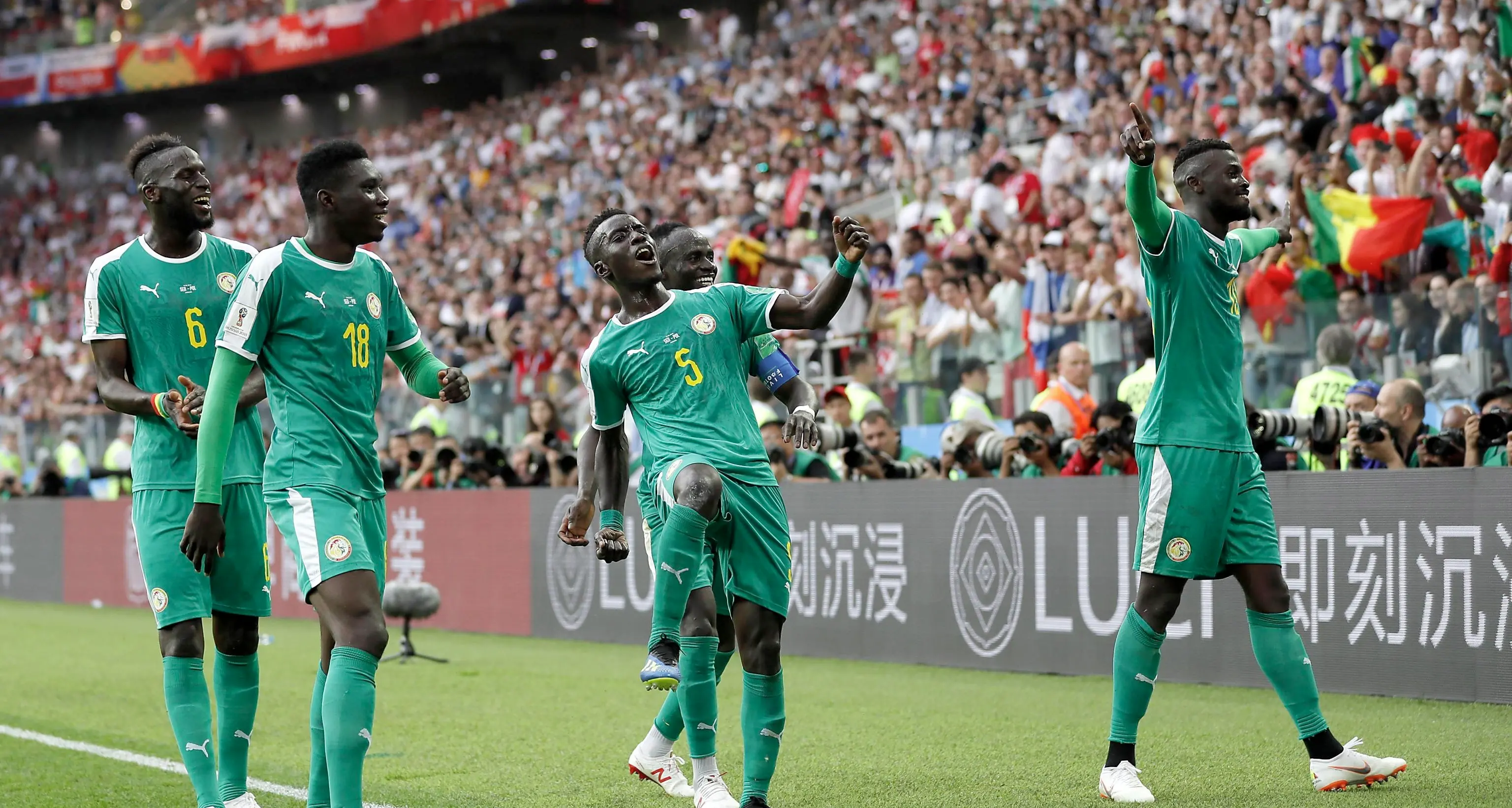 Festa grande per il Senegal: la Polonia battuta 2-1