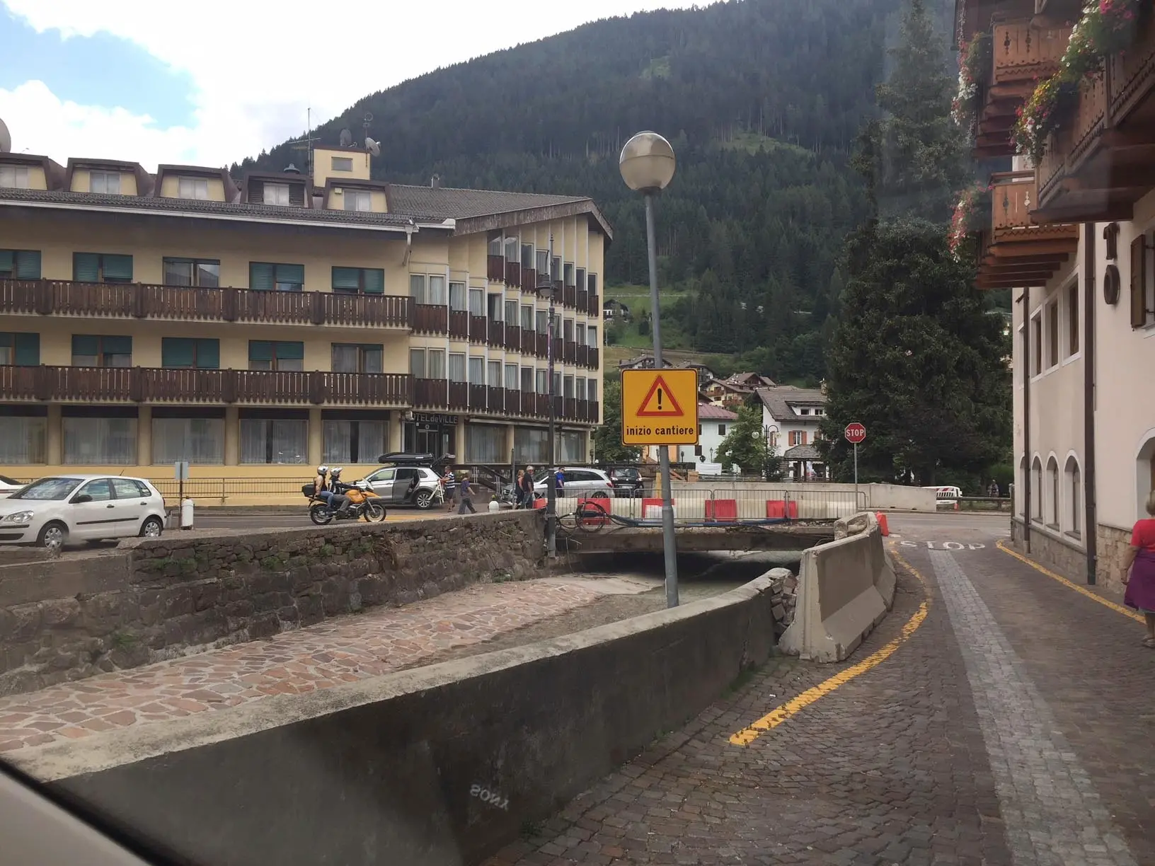 Moena dopo l’alluvione 28 luglio 2018 Val di Fassa maltempo