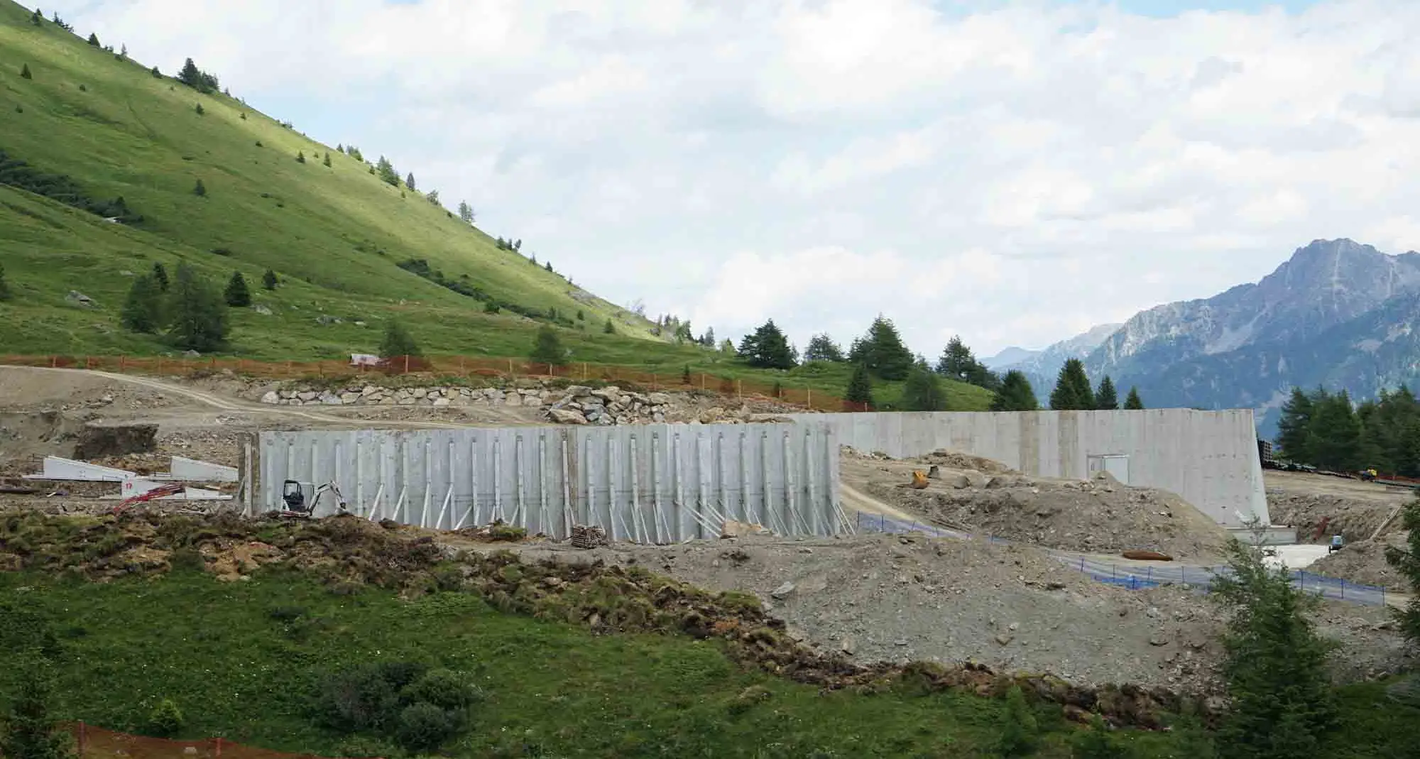 Tonale: l'impatto del cantiere per il bacino artificiale