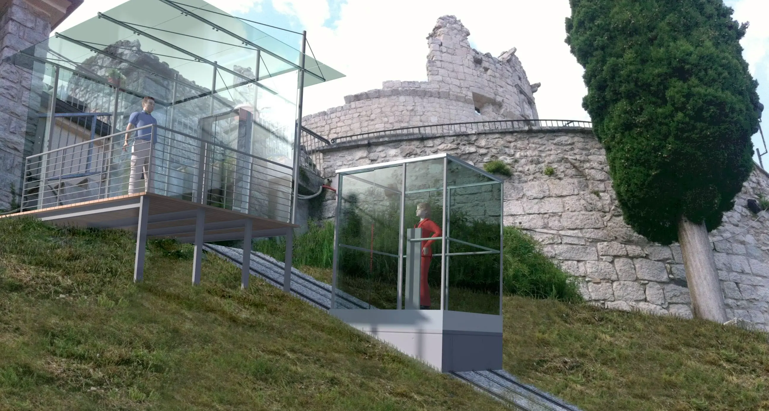 Riva, ascensore al Bastione pronto entro il 2019