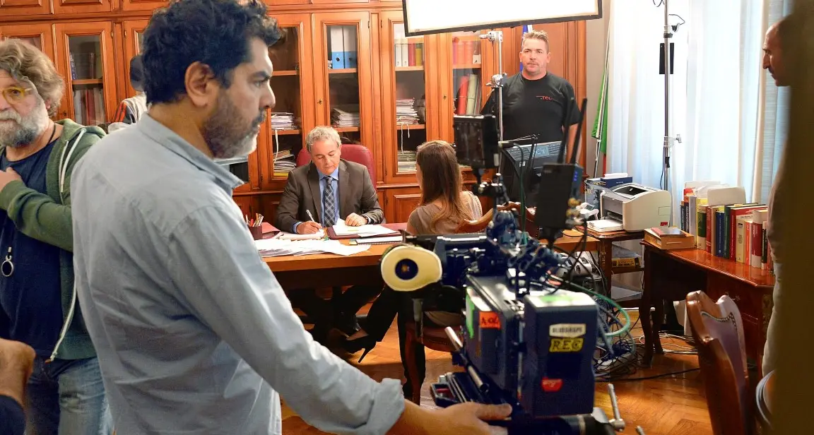 Si gira il film su Pantani Ciak a palazzo di giustizia