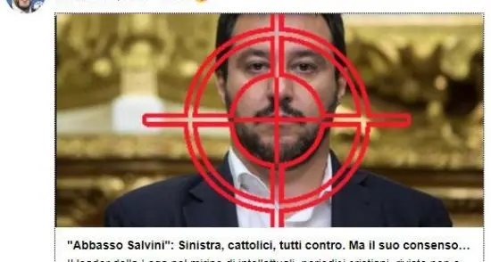 Salvini choc: cita il Duce «Tanti nemici tanto onore»