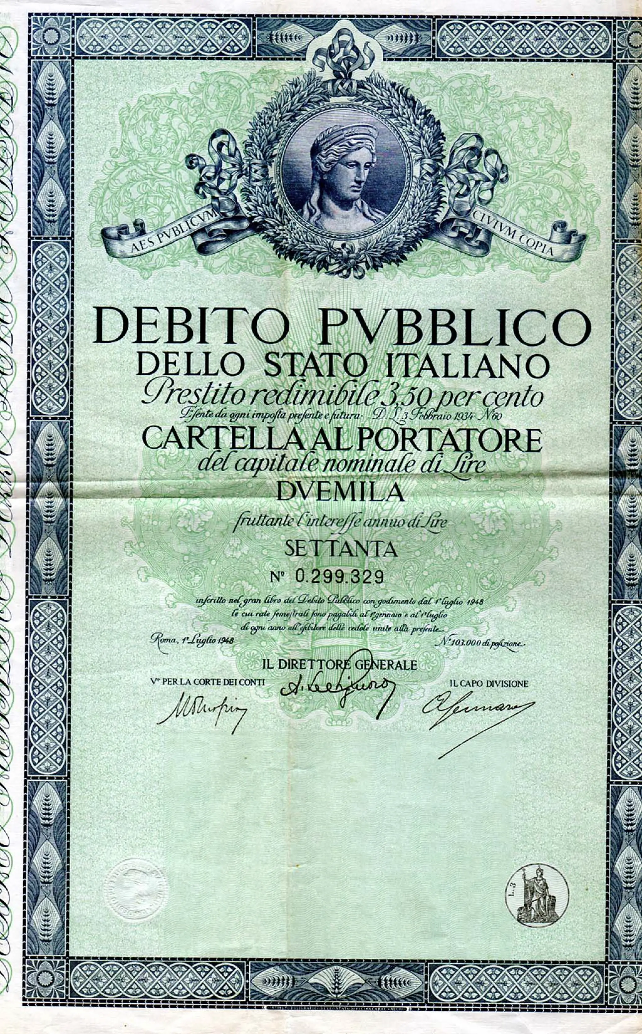 Riva, trova un Bot del '48 oggi vale 41.500 euro