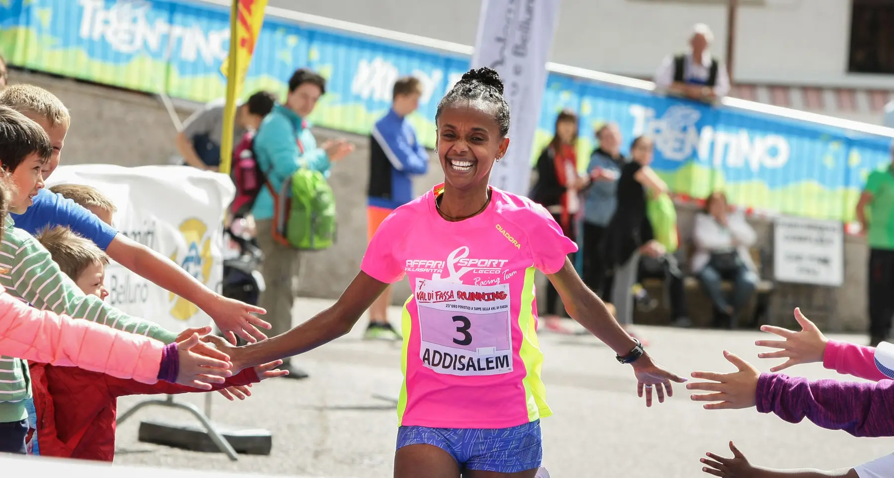 Val di Fassa running, poker di Solovaggione e Tegegn